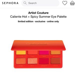 Caliente Artist Couture Spicy Summer Eye Palette
